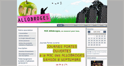 Desktop Screenshot of mjc-allobroges.fr