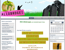 Tablet Screenshot of mjc-allobroges.fr